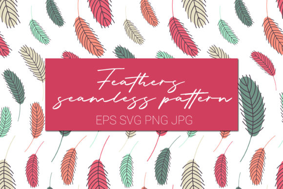 Download Bohemian Digital Paper.Feathers Pattern - Premium Resources