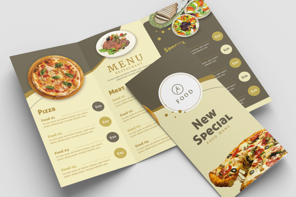 Download Trifold Menu Creative Template - Creative Collection