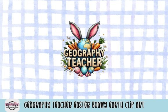 Download Geography Teacher Easter Bunny Earth Clip Art - Geography Collection